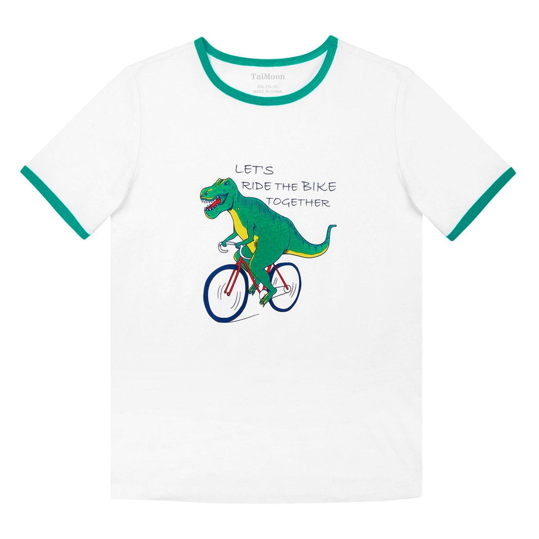 Kids Dinosaur Short Sleeve T Shirt