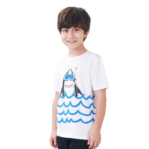 Kids Shark Short Sleeve T Shirt