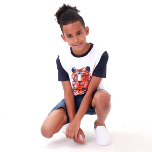 Kids Tiger Short Sleeve T Shirt