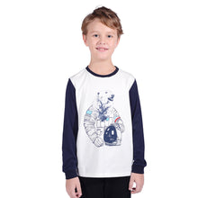 Load image into Gallery viewer, Boys Bear Pattern Long Sleeve Tops Tee Clothes