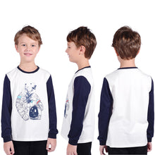 Load image into Gallery viewer, Boys Bear Pattern Long Sleeve Tops Tee Clothes