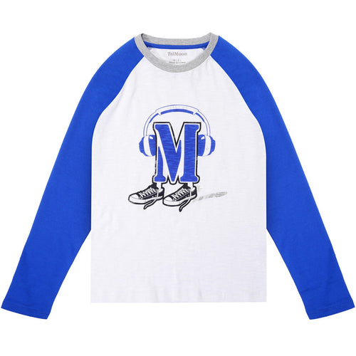 Boy Long Sleeve Tops Tee Blouses Clothes Music