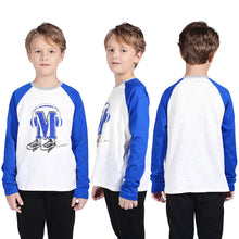 Load image into Gallery viewer, Kids Long Sleeve Tops Clothes White Blue