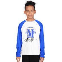 Load image into Gallery viewer, Kids Long Sleeve Tops Clothes White Blue