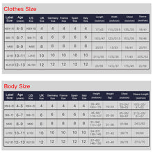 Load image into Gallery viewer, Kids Long Sleeve Tops Clothes White Blue