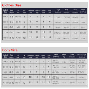 Kids Long Sleeve Tops Clothes White Blue