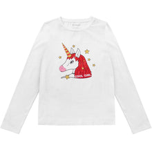Load image into Gallery viewer, Kids Girls Cotton Unicorn Long Sleeves T-shirt Tops Tee Clothes Children Blouses
