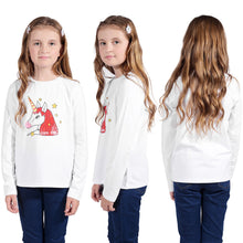 Load image into Gallery viewer, Kids Girls Cotton Unicorn Long Sleeves T-shirt Tops Tee Clothes Children Blouses