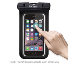 Load image into Gallery viewer, Waterproof Case Universal Dry Bag Pouch &amp; Neck Strap for Smartphones 5.5&quot; less