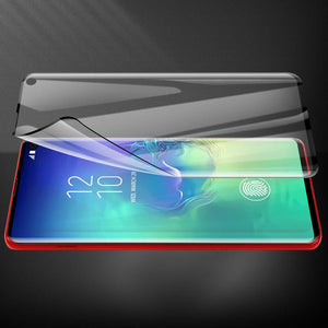 AICase Screen Protector for Galaxy S10,Black 0.25mm [Soft Curved Film ][HD Clear] [Case Friendly][FullCoverage] [Bubble-Free][Anti Fingerprint] Screen Cover for Samsung Galaxy S10