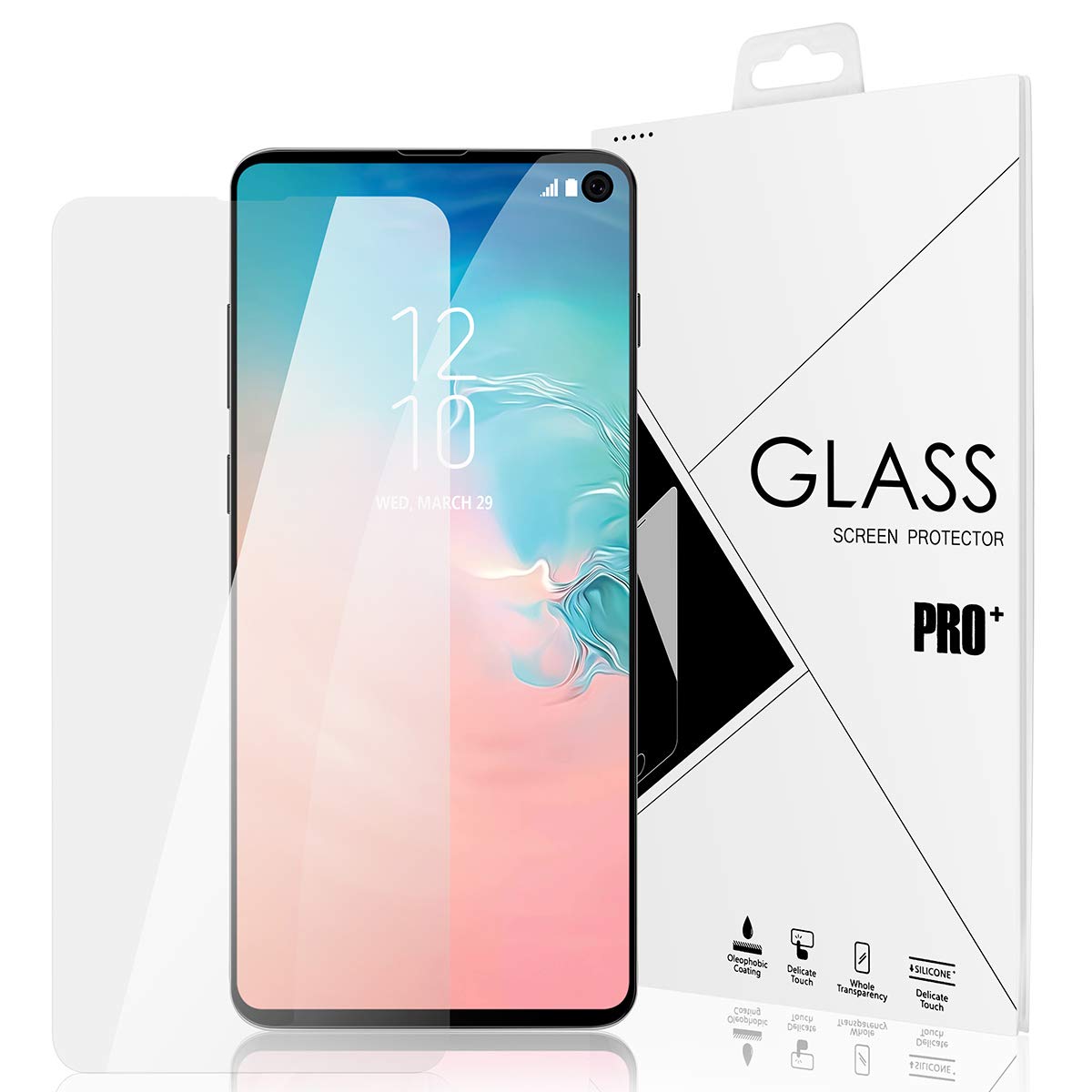 Screen Protector for Samsung Galaxy S10 E (2019),AICase0.12mm [Soft TPU ][Compatible with in-Display Finger] [Case Friendly][Full Screen Coverage] Anti Fingerprint Screen Cover for Samsung Galaxy S10 E