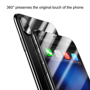 iPhone XS Plus 6.5'' 2018 Screen Protector [Front + Back], AICase Tempered Glass Front and Back Anti Scratch/Anti-Fingerprint HD Transparent 9H Toughened Glass Film Full Coverage for iPhone Xs Plus