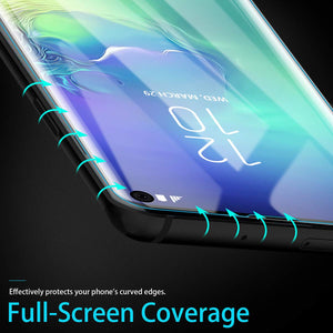 AICase Screen Protector for Galaxy S10,Black 0.25mm [Soft Curved Film ][HD Clear] [Case Friendly][FullCoverage] [Bubble-Free][Anti Fingerprint] Screen Cover for Samsung Galaxy S10