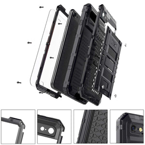 iPhone 7 Plus/ 8 Plus Waterproof Case, AICase IP68 Underwater Heavy Duty Cover [Full Body Protective] Metal Shockproof Shell with Built in Screen Protector for iPhone 7 Plus/ 8 Plus