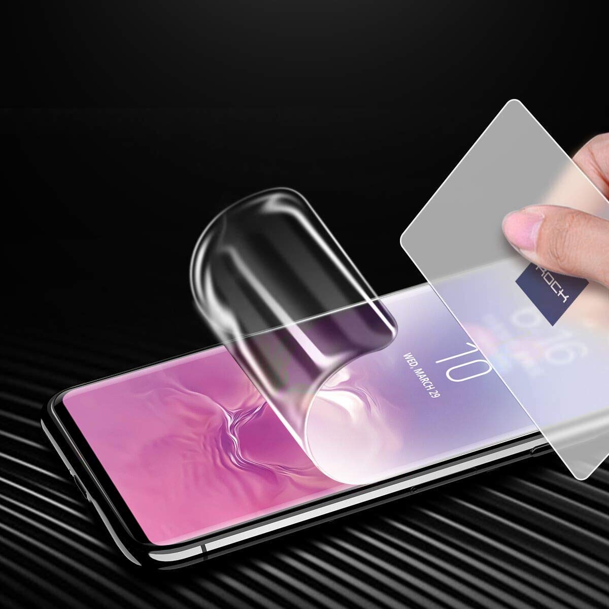 AICase HD Ultra Clear Anti Fingerprint Screen Cover for Samsung Galaxy S10+