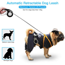 Load image into Gallery viewer, Retractable Dog Leash with Tangle-Free Heavy Duty One Button Break &amp; Lock Tape