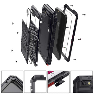 iPhone 6/iPhone 6S Waterproof Case, AICase IP68 Underwater Protective Cover Metal Shockproof Shell with Built in Screen Protector for iPhone 6/ 6S