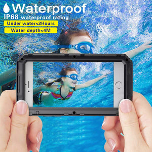 iPhone 6/iPhone 6S Waterproof Case, AICase IP68 Underwater Protective Cover Metal Shockproof Shell with Built in Screen Protector for iPhone 6/ 6S