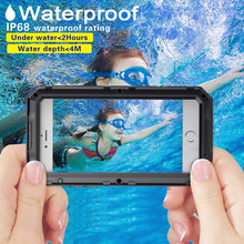 Load image into Gallery viewer, iPhone 6 Plus/6S Plus Waterproof Case, AICase IP68 Underwater Protective Cover Metal Shockproof Shell Built in Screen Protector for iPhone 6 Plus/ 6S Plus