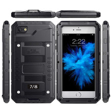 Load image into Gallery viewer, iPhone 7 Plus/ 8 Plus Waterproof Case, AICase IP68 Underwater Heavy Duty Cover [Full Body Protective] Metal Shockproof Shell with Built in Screen Protector for iPhone 7 Plus/ 8 Plus