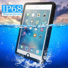 Load image into Gallery viewer, iPad Mini 4 and Mini 5 IP68 Waterproof Case with Lanyard Built-in Screen Protector