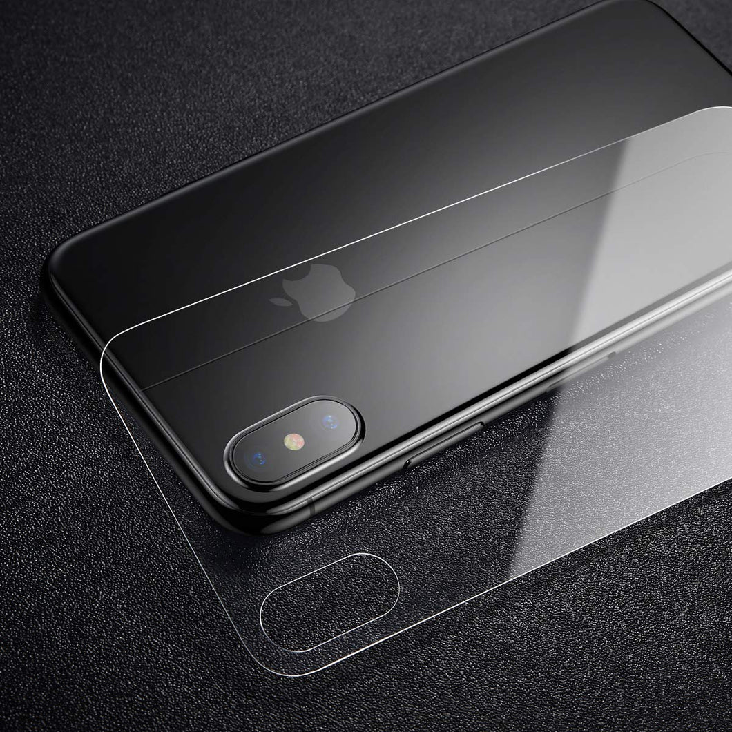 iPhone XS Plus 6.5'' 2018 Screen Protector [Front + Back], AICase Tempered Glass Front and Back Anti Scratch/Anti-Fingerprint HD Transparent 9H Toughened Glass Film Full Coverage for iPhone Xs Plus