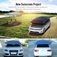 Load image into Gallery viewer, Car Tent Umbrella, Automatic Anti-UV Car Tent Movable Carport Folded Portable Automobile Protection Car Umbrella