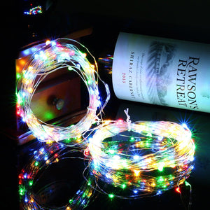 AIcase Solar Starry Fairy Bendable Copper Wire Durable Outdoor String Lights