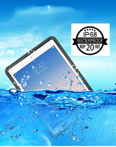 iPad Pro 10.5 Waterproof Case Water Resistant IP68 360 Degree All Round Protective Ultra Slim Thin Dust/Snow Proof with Lanyard