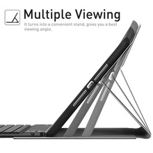 Load image into Gallery viewer, Leather Keyboard Case with Pencil Holder For  iPad 10.2