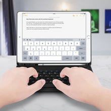 Load image into Gallery viewer, Leather Keyboard Case with Pencil Holder For  iPad 10.2