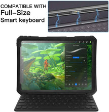 Load image into Gallery viewer, iPad 10.2 IP68 Waterproof Case Cover with Strap Stand Pencil Holder Built-in Screen Protector