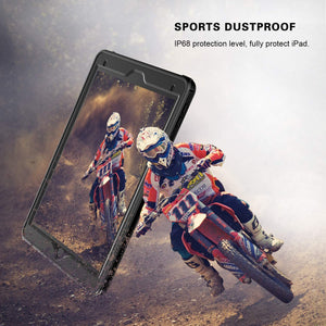 Waterproof Protective Case with Built-in Screen Protector ShockAbsorbing Bumper Dustproof Submersible FullBody Case for iPad 10.2 2019 7th Generation