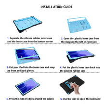 Load image into Gallery viewer, Samsung Galaxy Tab A7 10.4 ase Hybrid Heavy Duty Armor Stand Cover