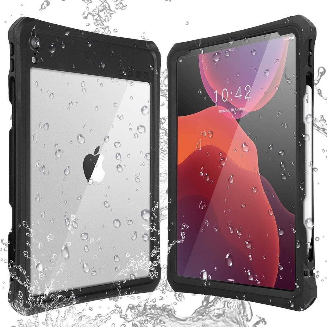 Shellbox iPad Pro 11 IP68 Waterproof Case with Lanyard and Kickstand