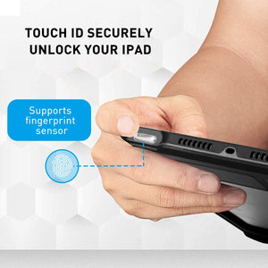iPad Air 4th Gen 2020 10.9 inch IP68 Waterproof Case Cover with 360 Full-Body Underwater Protection and Lanyard Kickstand