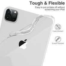 Load image into Gallery viewer, iPad Pro 11 or 12.9 Slim Case Shockproof Clear TPU Protective Cove Caser