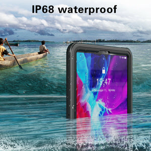 iPad Pro 11" 2021 2020 Waterproof Case Shockproof Underwater Cover with Stand