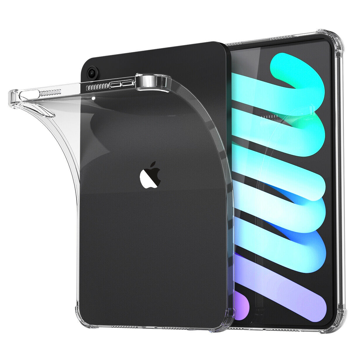 Clear Shockproof Slim TPU Protective Cover Case for iPad Mini