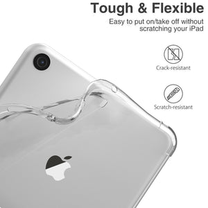 Clear Shockproof Slim TPU Protective Cover Case for iPad Mini