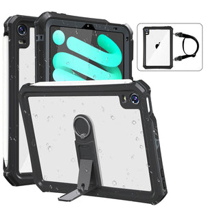 Waterproof Shockproof Dirtproof Case Cover with Stand for iPad Mini 6th 2021