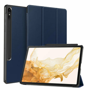 Leather Case For Samsung Galaxy Tab S8+/S7 FE/S7+ 12.4" Tablet with Stand