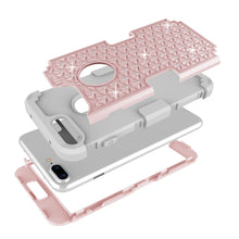 Load image into Gallery viewer, Diamond Bling Hybrid Armor Rugged Rubber Diamond Matte Hard Case Cover