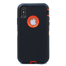 Load image into Gallery viewer, Heavy Duty Tough 3 in 1 Hard PC Soft Silicone Impact Protection Dust Proof Full Body Protection Case Cover for Apple iPhone X/XS/XS Max/XR