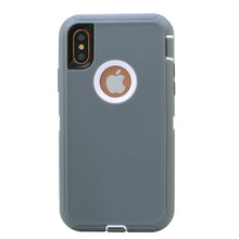 Load image into Gallery viewer, Heavy Duty Tough 3 in 1 Hard PC Soft Silicone Impact Protection Dust Proof Full Body Protection Case Cover for Apple iPhone X/XS/XS Max/XR