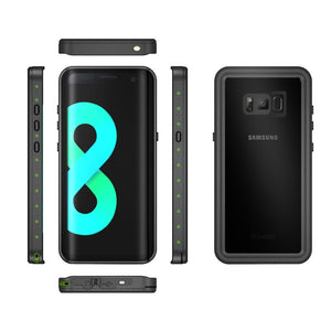 Samsung Galaxy Note 8 Waterproof Case 6.6ft Diving Shockproof 360 Full Cover Black