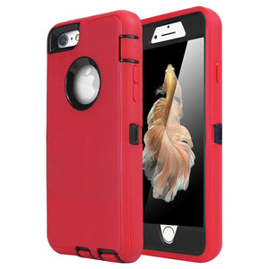 AICase Heavy Duty Tough 3 in 1 Rugged Shockproof Case for iPhone 7 or iPhone 8