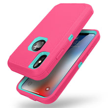 Load image into Gallery viewer, Shockproof 4 in 1 Rugged Dust Proof Cover with Holster Belt Clip Kickstand for iPhone