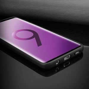 Galaxy S9+ Plus Soft Liquid Silicone Gel Rubber Anti-Scratch Shockproof Anti- Fingerprint Protection Case