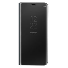 Load image into Gallery viewer, AICase Luxury Translucent View Window Front Smart Sleep Wake Up Function Mirror Screen Flip Electroplate Plating Stand Full Body Protective Case